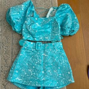 DO+BE Blue Floral Matching Set